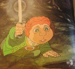 Picture from The Hobbit book, illustrated by Arthur Rankin, Jr. and Jules Bass.