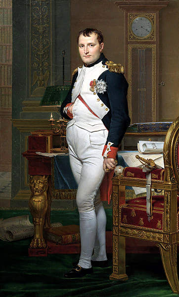 Napoleon Bonaparte, creator of the Grande Armee, the largest army ever seen. It was a true European army with more than a dozen European states represented.