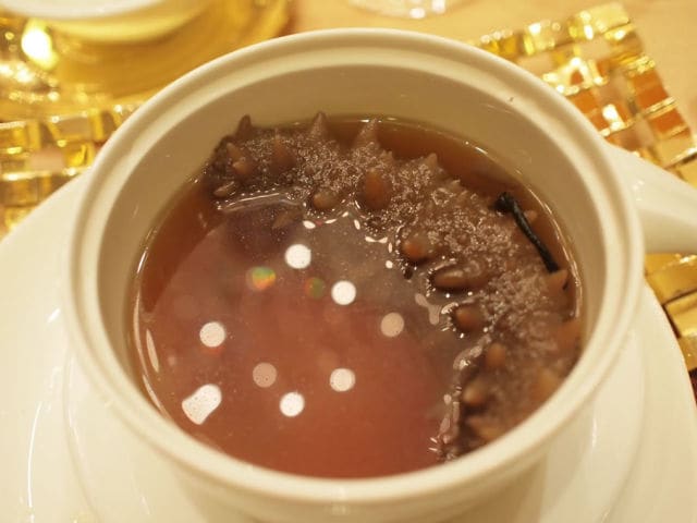 Caterpillar Fungus -This is a fungus, a parasitic one, that invades the body of the insect larvae, eventually killing and mummifying the caterpillars. Mostly used as a medicine or as an aphrodisiac, the Caterpillar Fungus can be also served in soups