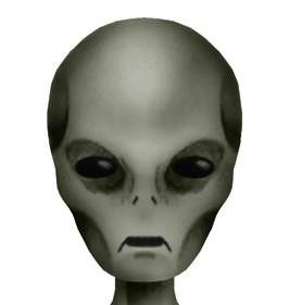 A rendition of the modern grey alien. Was this what Betty had seen, or were her earlier illustrations correct?