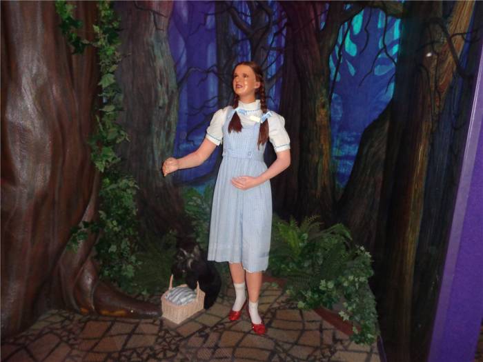 Dorothy from the Wizard of Oz Photo taken at Louis Tussauds Wax Museum in Niagara Falls, Canada