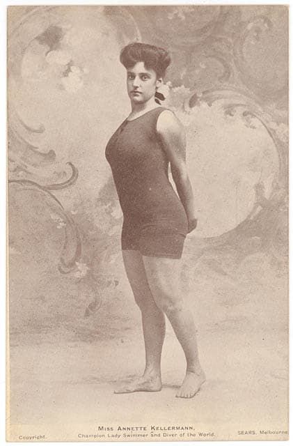 Annette Kellerman in Her Revealing Swimwear