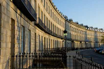 The terraced houses of Circus Place