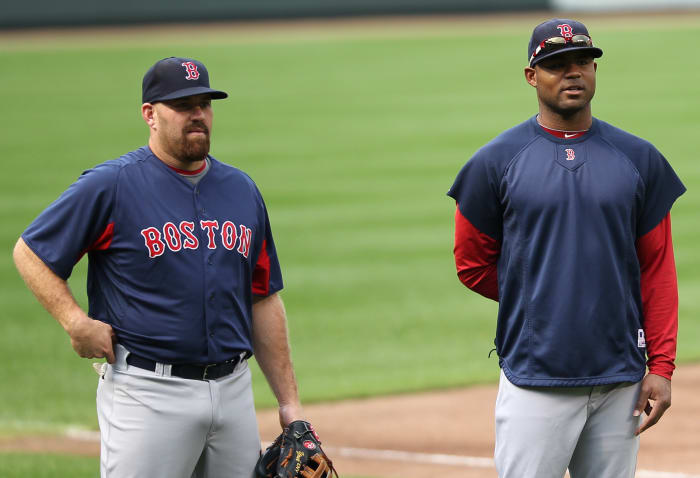 Kevin Youkilis and Carl Crawford