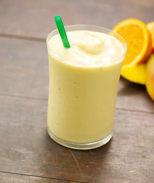 Possibly the most refreshing of the three flavors, the Orange Mango Smoothie also contains 6g of fiber and 80% of your daily Vitamin C.