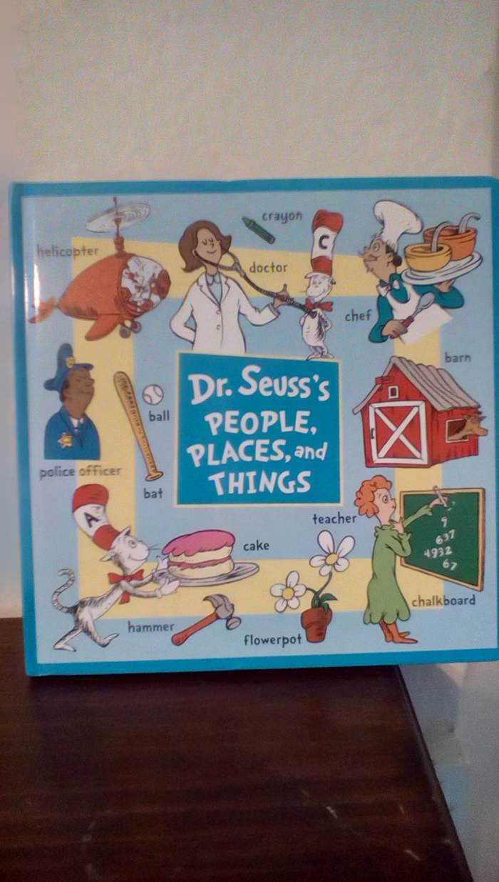 Seuss classic that is great for vocabulary development in young children Colorful illustrations with vocabulary words that name the pictures