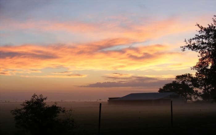 Sometimes in life, when the weather is favorable and the storm has passed, we can find peace in familiar skies.