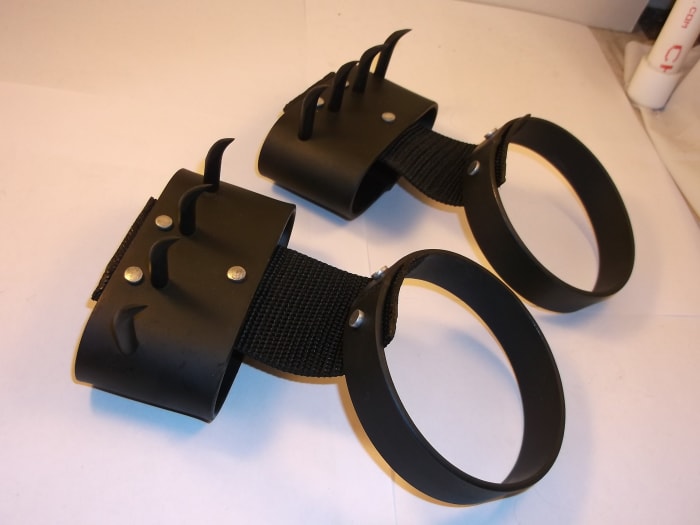 Pair of shuko, used by the ninja.