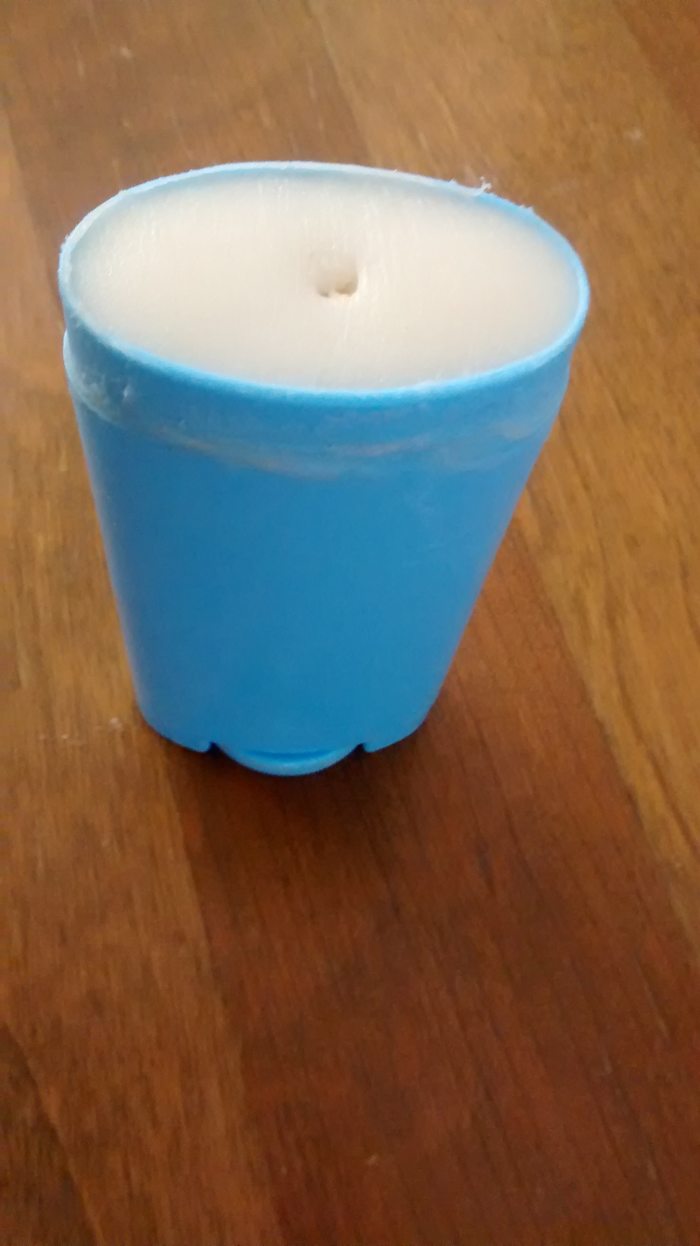 Mmmm!!! This homemade deodorant smells so good that I want to eat it, and I suppose I could if I wanted to, but I don't think it tastes as good as it smells.