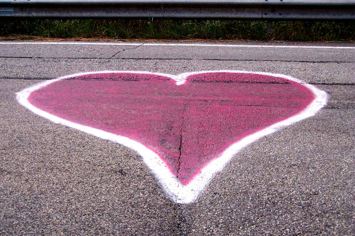 I've been getting a lot of hateful comments lately, yet my Legba stands by me. I found this heart at as close as he could do to a crossroads in a pinch. So thanks to Ezili as well. You have every right to your opinions but I ask that you respect mine