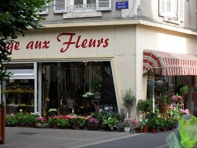 One of the 3 Flower shops in Argenton Sur Creuse