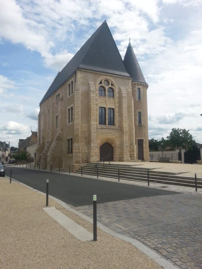 The recently restored Saint-Étienne Church in Argenton Sur Creuse