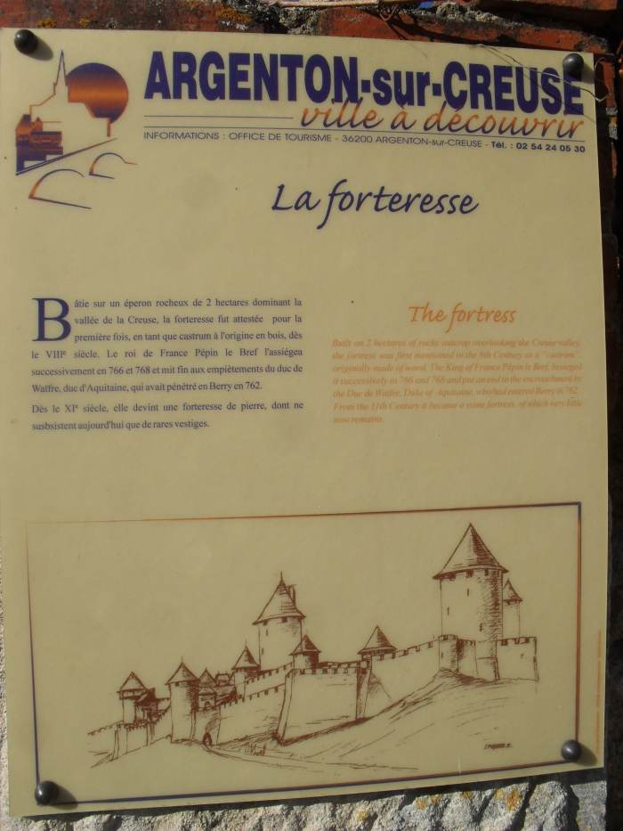 The way the fortress used to look during medieval times.