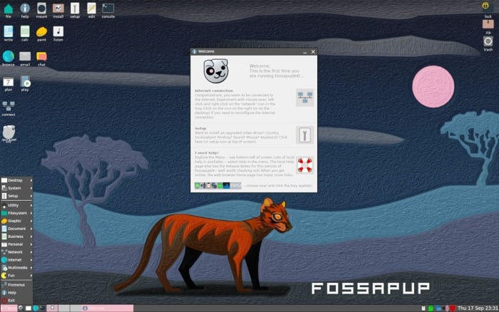 Puppy Linux can run on Pentium 3 Processor with just 300 MB of Ram. The ISO Image is merely 600 MB for 64 bit, 300 MB for 32 bit.