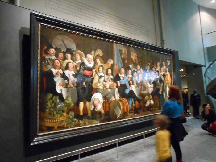 My favorite painting at the Rijk's Museum. The painter was Bartholomeus van der Helst. The figures looked as though they would come alive and begin speaking to you. They were quite realistic.