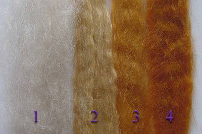 1) Cassia and water only 2) Cassia and lemon juice only 3) 80% cassia mixed with 20% henna 4) 50% mix of cassia and henna