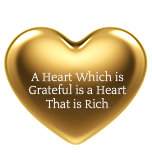 In the midst of a grateful heart, we find the peace that passes our human understanding.
