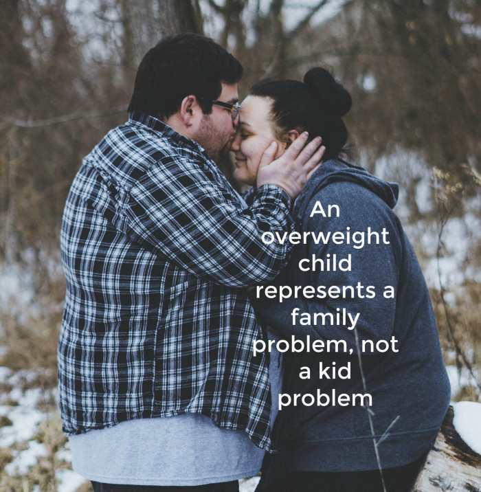 Parents of obese kids need to acknowledge their role in creating the problem and in solving it.