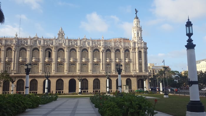 The Grand Theater of Havana built in 1915 is house of the Cuban National Ballet and the Opera.