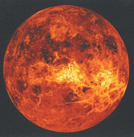 The planet Venus is too hot, with too acidic an atmospheric to support carbon-based life, as far as we know. We may discover differently.