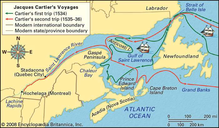 what is jacques cartier voyages