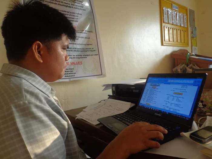 The preparation of learning materials for the blended learning of the learners.