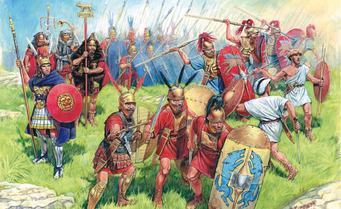This article will take a look at how Roman battle techniques such as the maniple helped expand its empire.
