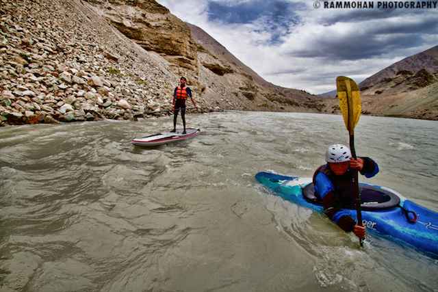 The approach to liberation - paddle with the flow.
