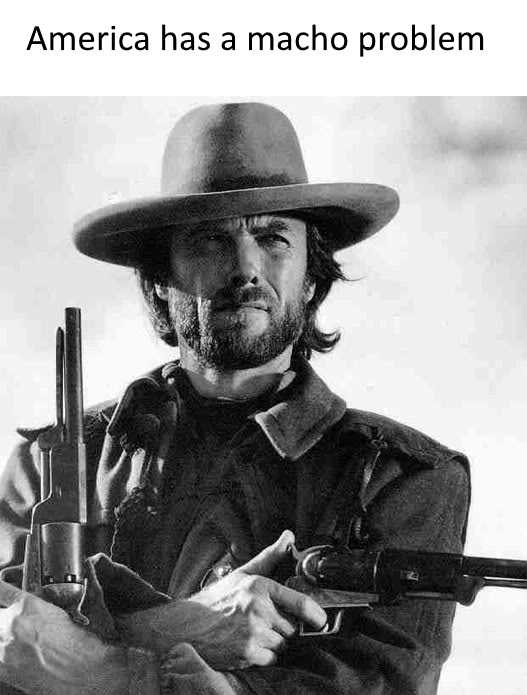 Too much of our culture is informed by the idea of manhood being defined by toughness. We love the idea of the bad ass as the good guy, doling out physical justice to those who have it coming.