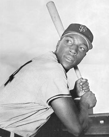 A young Willie McCovey is seen toward the beginning of his career in the early 1960s. He remained a potent power hitter all throughout the '70s.