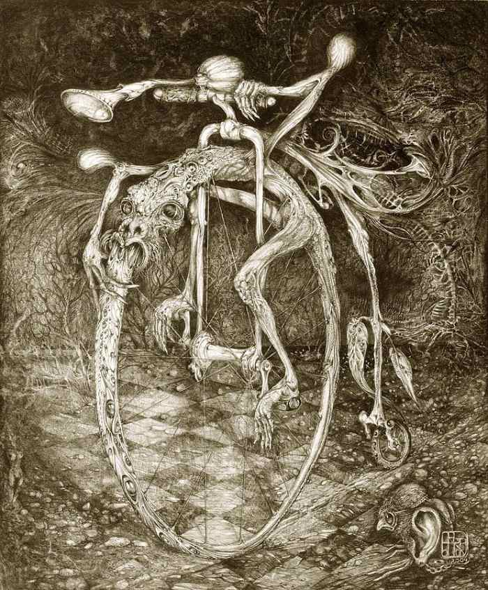 The ouroboros was an ancient mythical serpent that ate its own tale. It had about the same chance of being an example of perpetual motion as the inventions mentioned here.