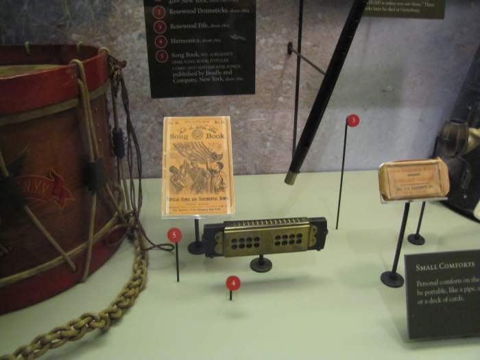 The harmonica was small enough for a soldier to slip it into his backpack or pocket. I'll bet it brought cheer to his fellow soldiers as they sat around the campfire far from home.