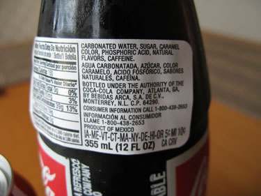 Mexican colas taste different - they taste like my childhood - because they are made with the ingredients of my childhood - sugar not fructose