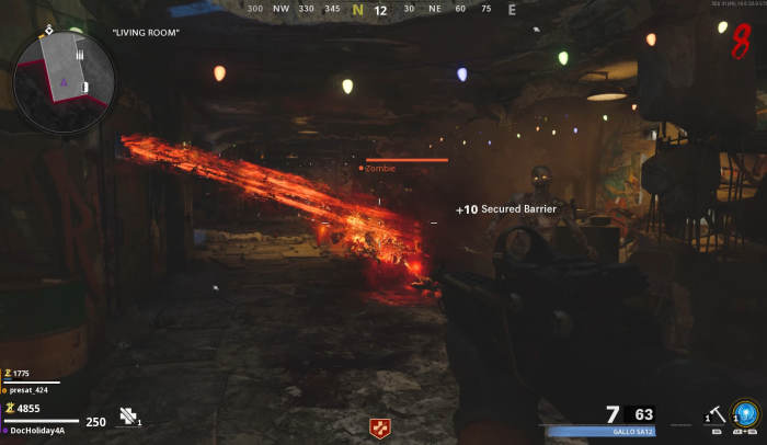 The secondary function will pull zombies into the gun, it can also pull some objects towards you.