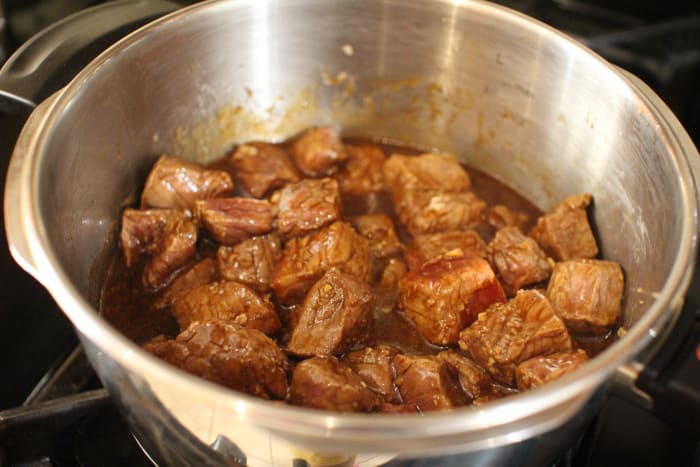 Adobong Baka Filipino Style Beef Adobo Delishably