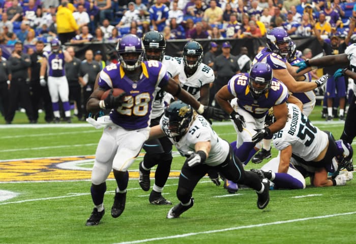 As one of a handful of NFL rushers to ever amass 2,000 yards in a season, Adrian Peterson is one of the best running backs never to win a Super Bowl.