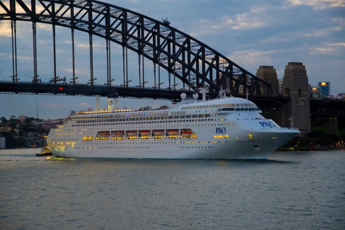 Cruise ships are beautifully lit at night . . . on the outside. A soft night light is a must for a comfortable cabin.