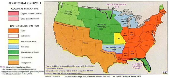 A Map of the Missouri Compromise