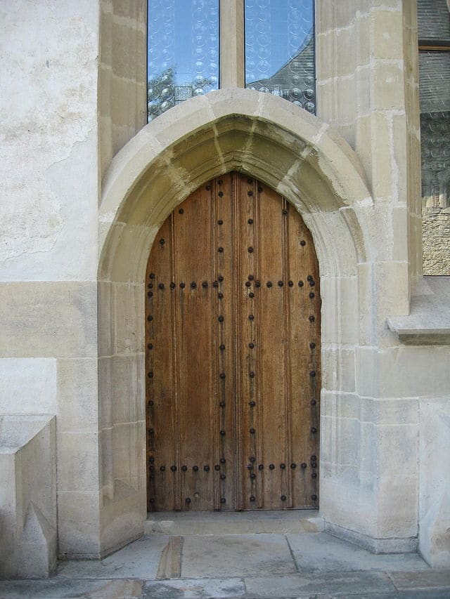 Gate or Door symbolizing Jesus; "Manastirea Probota 22" (monastery doors)