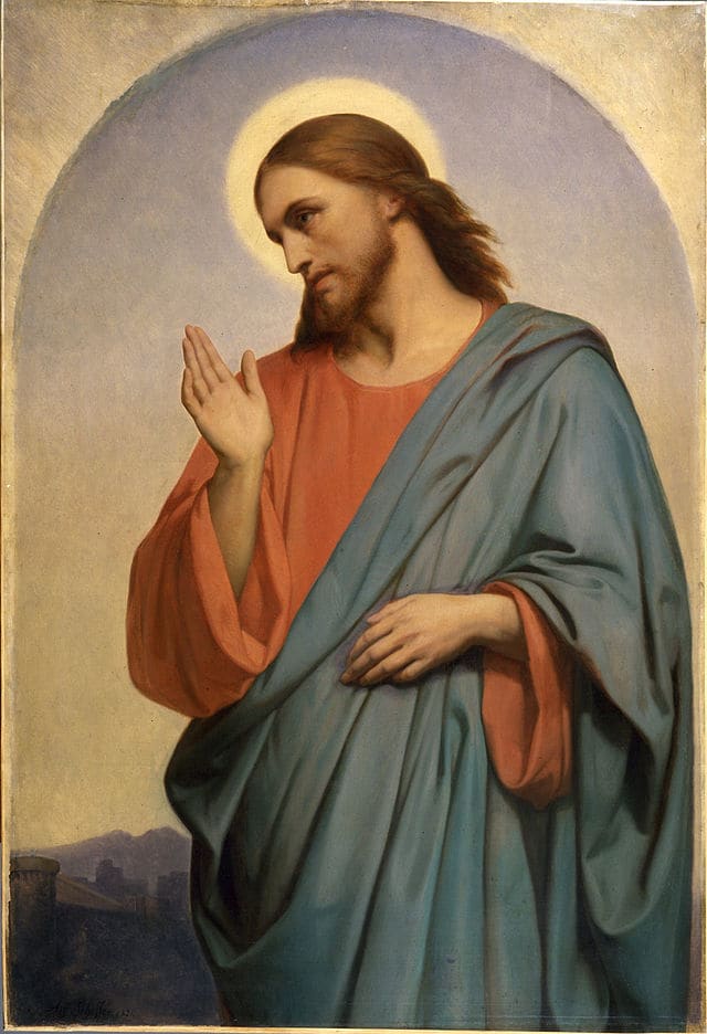 (Jeusu) Christ weeping over Jerusalem by Ary Scheffer (1705-1858), Walters Art Museum