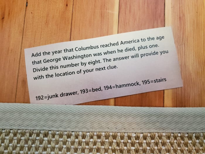 Of course, it was a picture of the rug! Looks like this clue requires some knowledge of historical facts.
