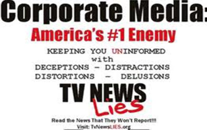 The myth-making, disinformation and outright falsehoods of the mass corporate media often astounds us. Polls show that the corporate media is no longer trusted by three-quarters of Americans. We see that as very good news.