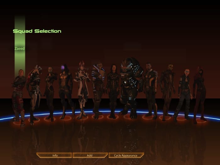 This is what your squad screen should look like, if not you are looking at an imperfect ending.