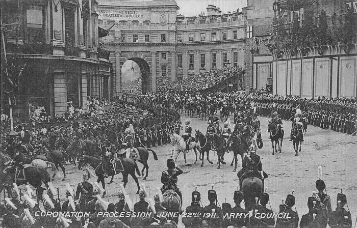 Whitehall, Coronation Procession, 1911