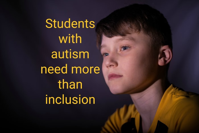 Parents do their kids with autism a great disservice when they simply accept inclusion and don't fight for more.