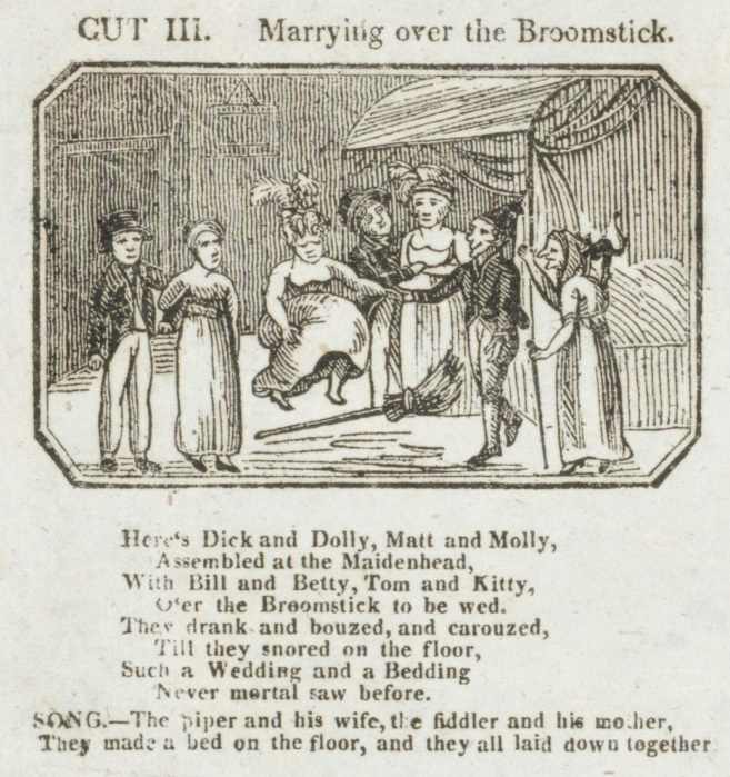 Origins of the Wedding Tradition of Jumping the Broomstick Holidappy