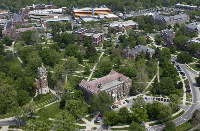 Aerial view of MSU campus-out of this view are more than five thousand contiguous acres for a possible world's fair?