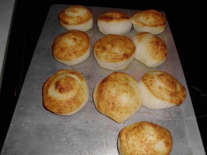 Add some pillsbury biscuits, brush with melted butter and sprinkle Garlic powder on top. Bake 450 degrees for 7-8 minutes. Dip in the stew.