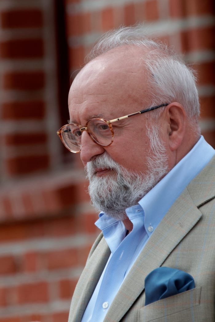 Photograph of Penderecki at the Festival of Stars in 2008.