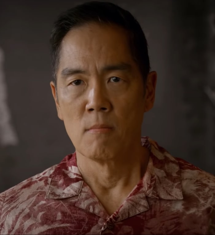 Yuji Okumoto as Chozen Toguchi in Season 3 of Netflix's Cobra Kai. In the Karate Kid Part 2, Chozen was a bad boy. Thirty plus years later, he has become a good man.